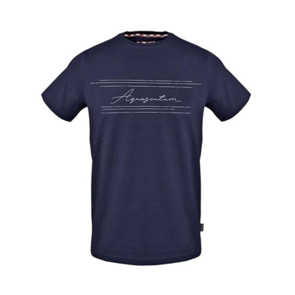 Aquascutum Mens Signature Crew Neck / Navy